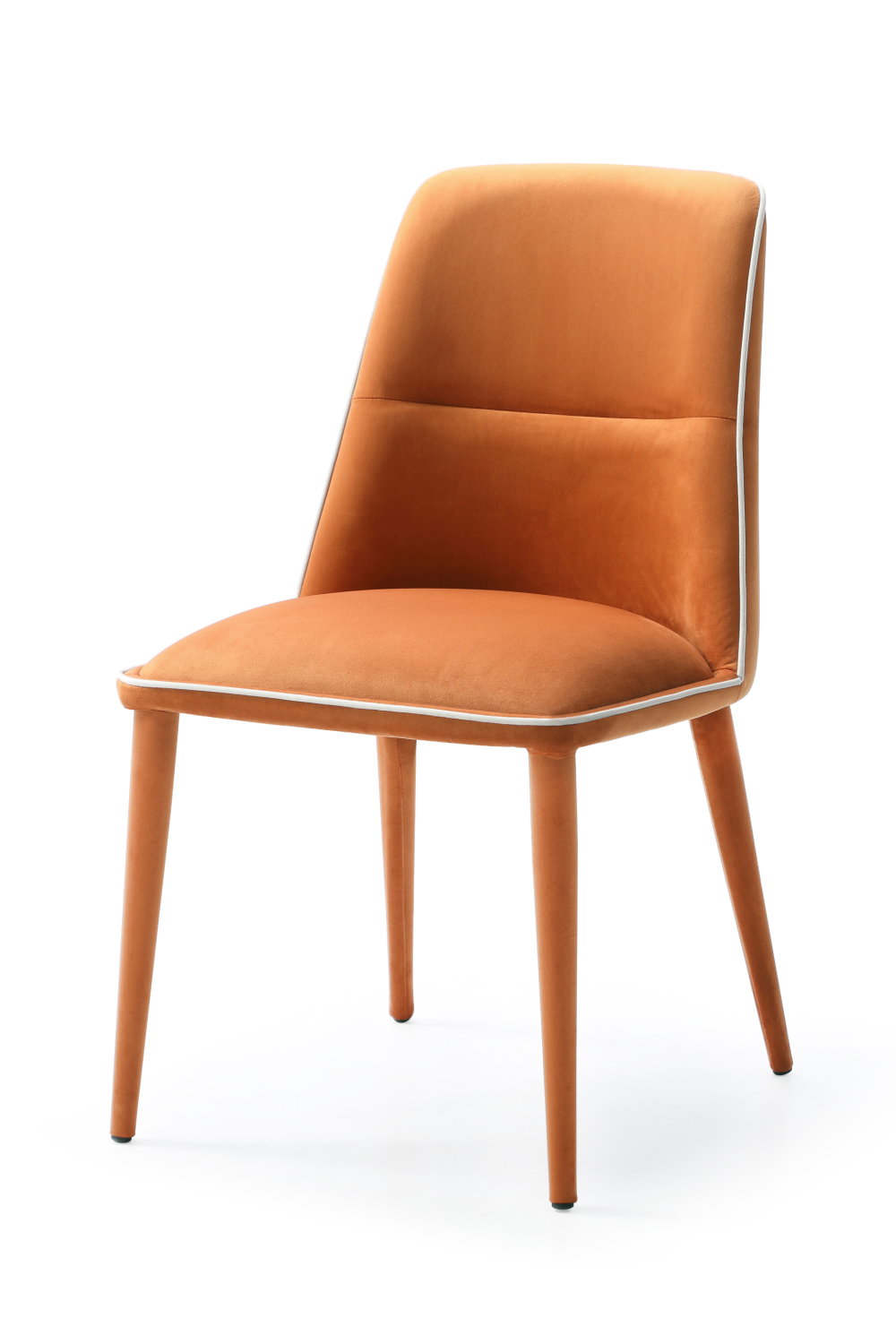 Deep Rust Velvet Dining Chair | Andrew Martin Milo | OROA