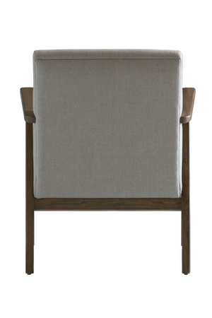 Cream Upholstered Linen Armchair | Andrew Martin Rory | OROA