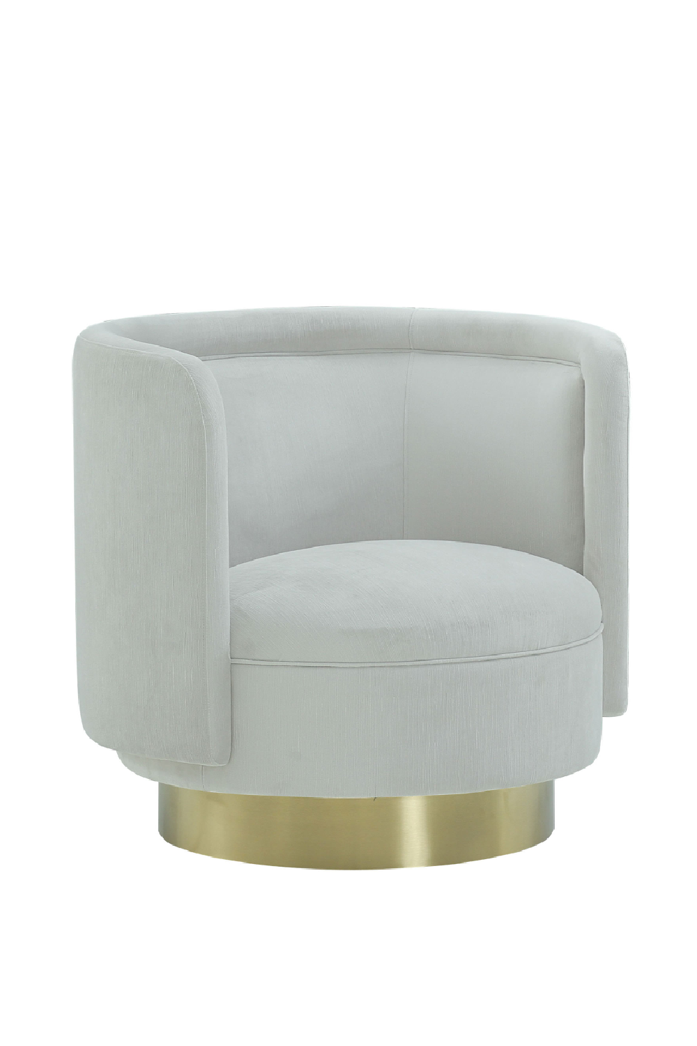 Gray Cocktail Chair with Swivel Base | Andrew Martin Marlow | OROA