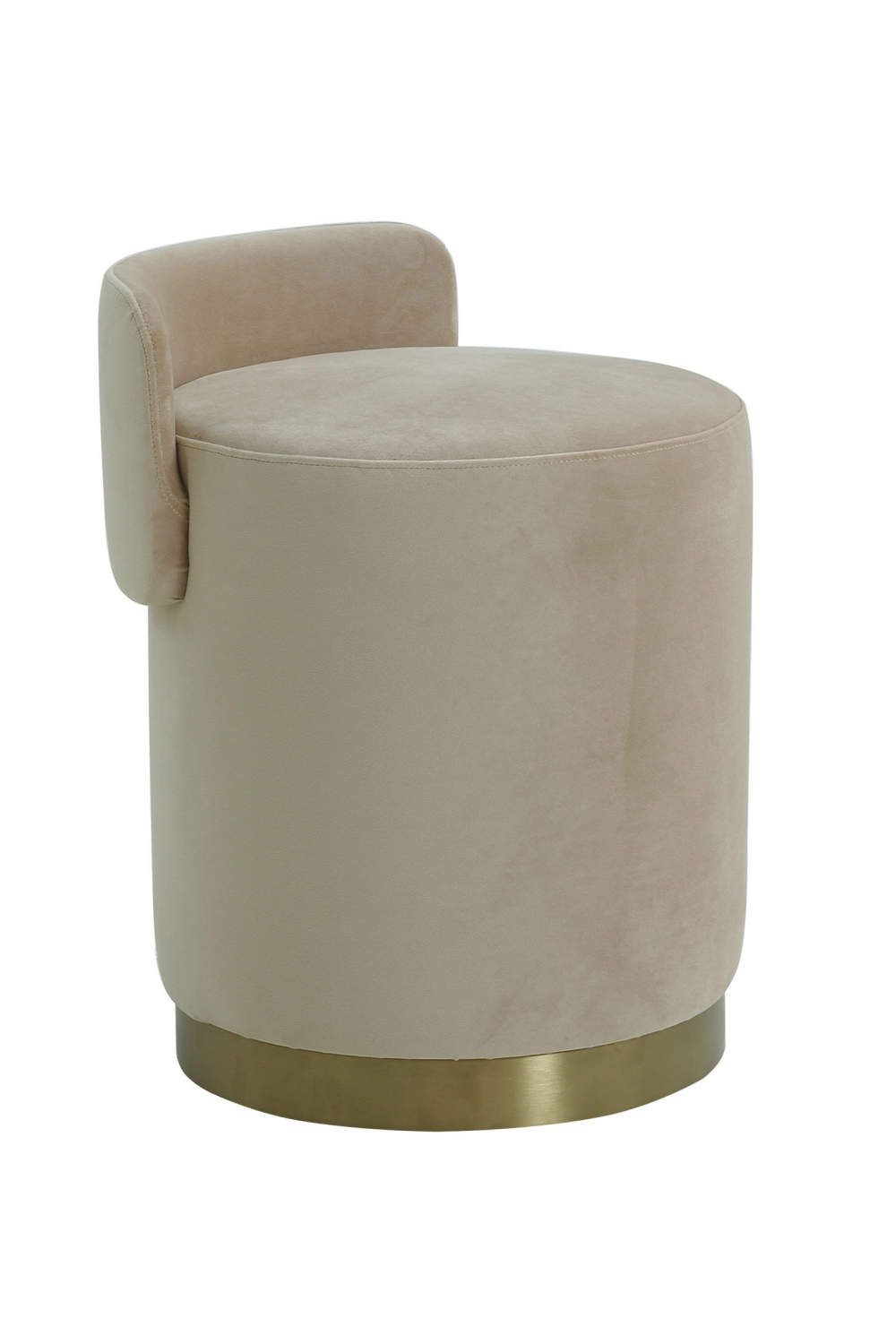 Velvet best sale round stool