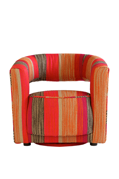 Multi-colored Sculptural Swivel Chair | Andrew Martin Madison | OROA