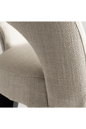 Cut-Out Back Modern Bar Stool | Andrew Martin Dune | OROA