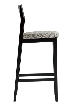 Black Modern Bar Stool | Andrew Martin Sumi | OROA