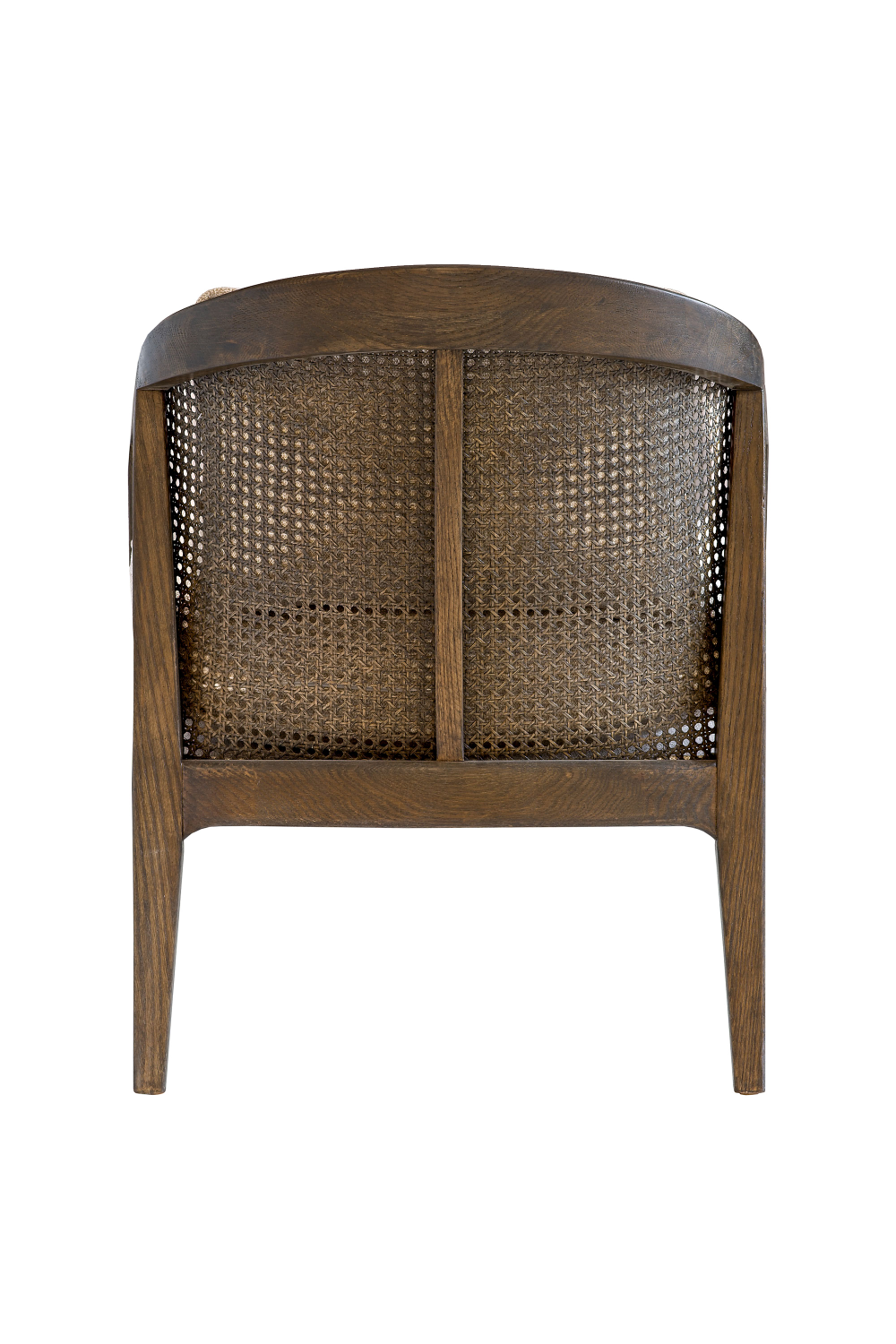 Dark Wooden Frame Cushioned Armchair | Andrew Martin Celine | OROA