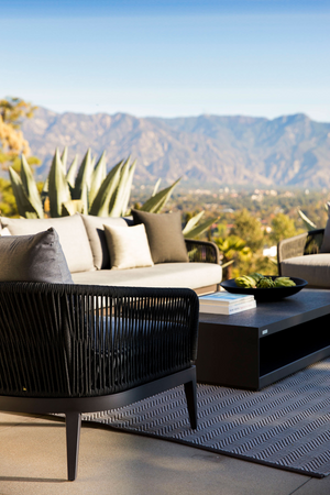 Curved Outdoor Dining Chair | Andrew Martin Voyage | OROA