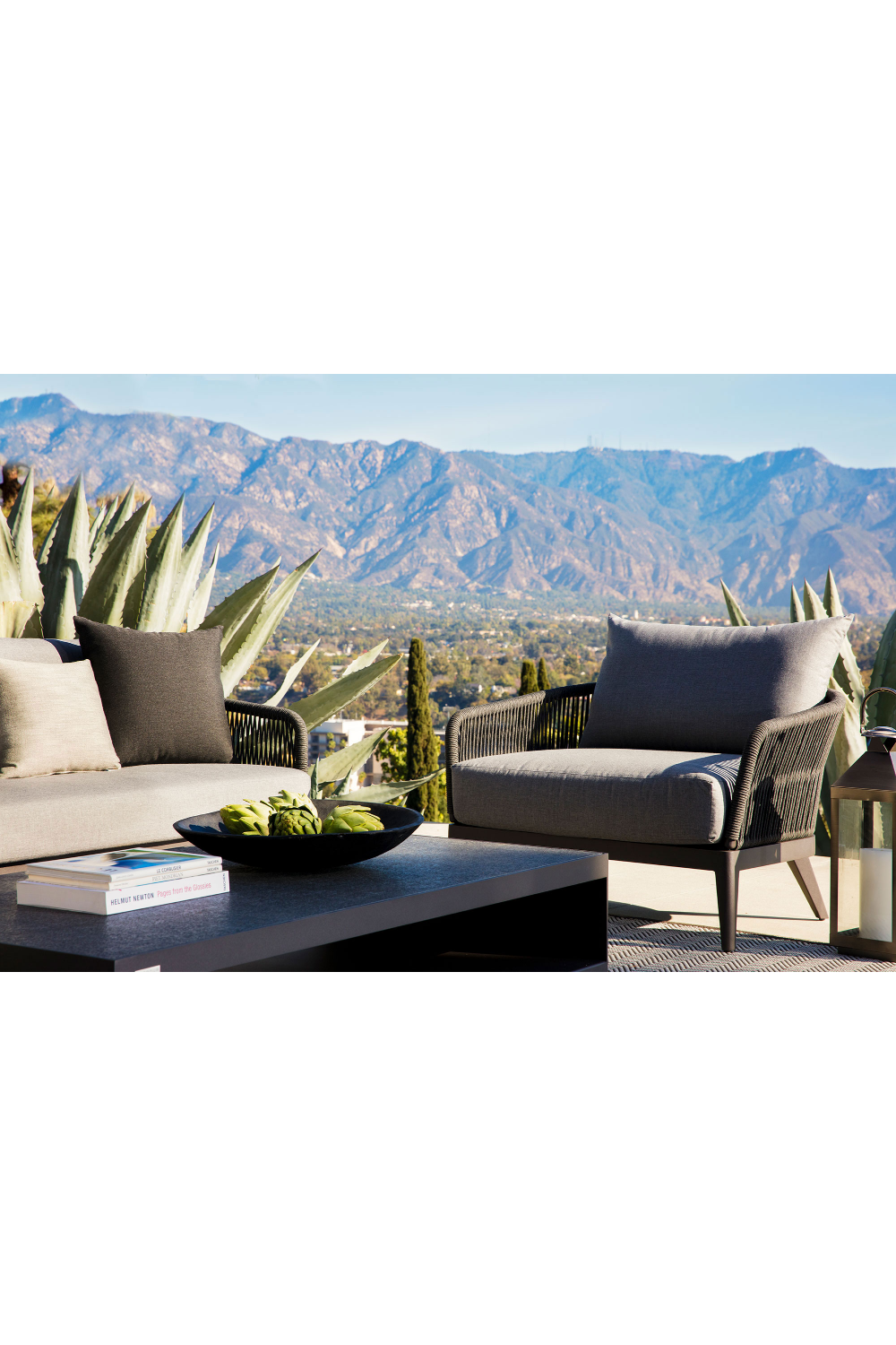 Curved Outdoor Dining Chair | Andrew Martin Voyage | OROA