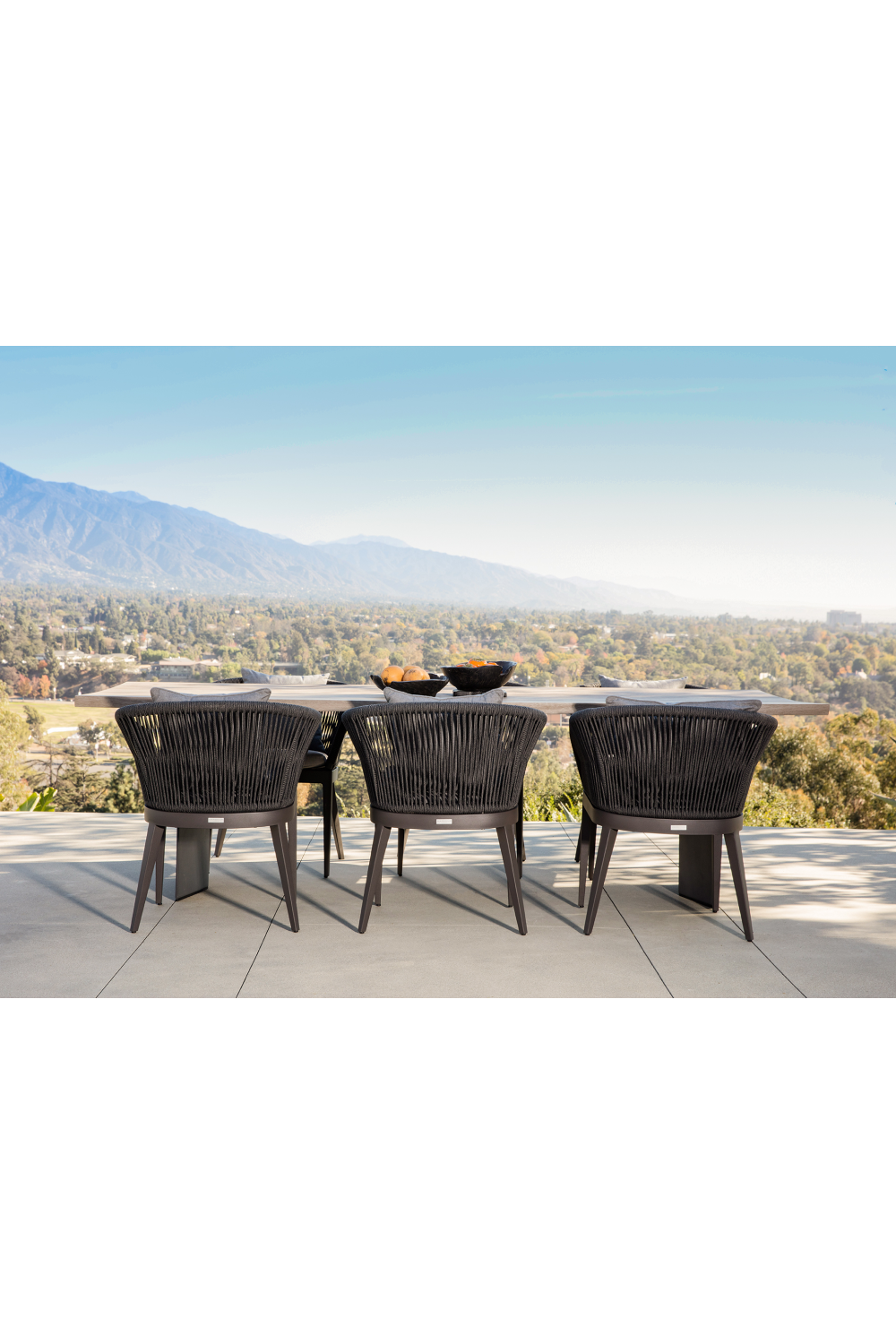 Curved Outdoor Dining Chair | Andrew Martin Voyage | OROA