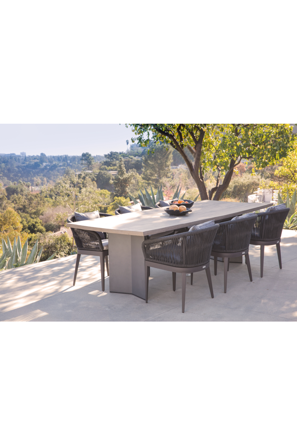 Curved Outdoor Dining Chair | Andrew Martin Voyage | OROA