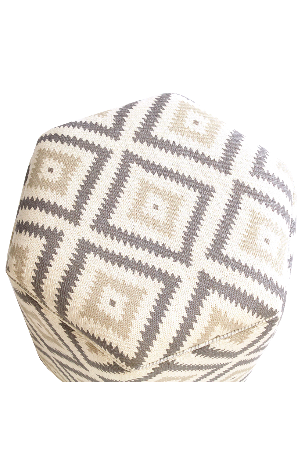 Hexagonal Upholstered Ottoman | Andrew Martin Hexa | OROA