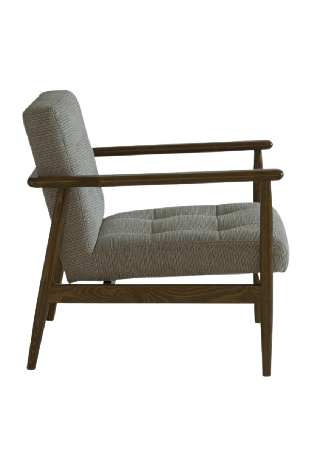 Gray Linen Weave Lounge Armchair | Andrew Martin Roman | Oroa.com