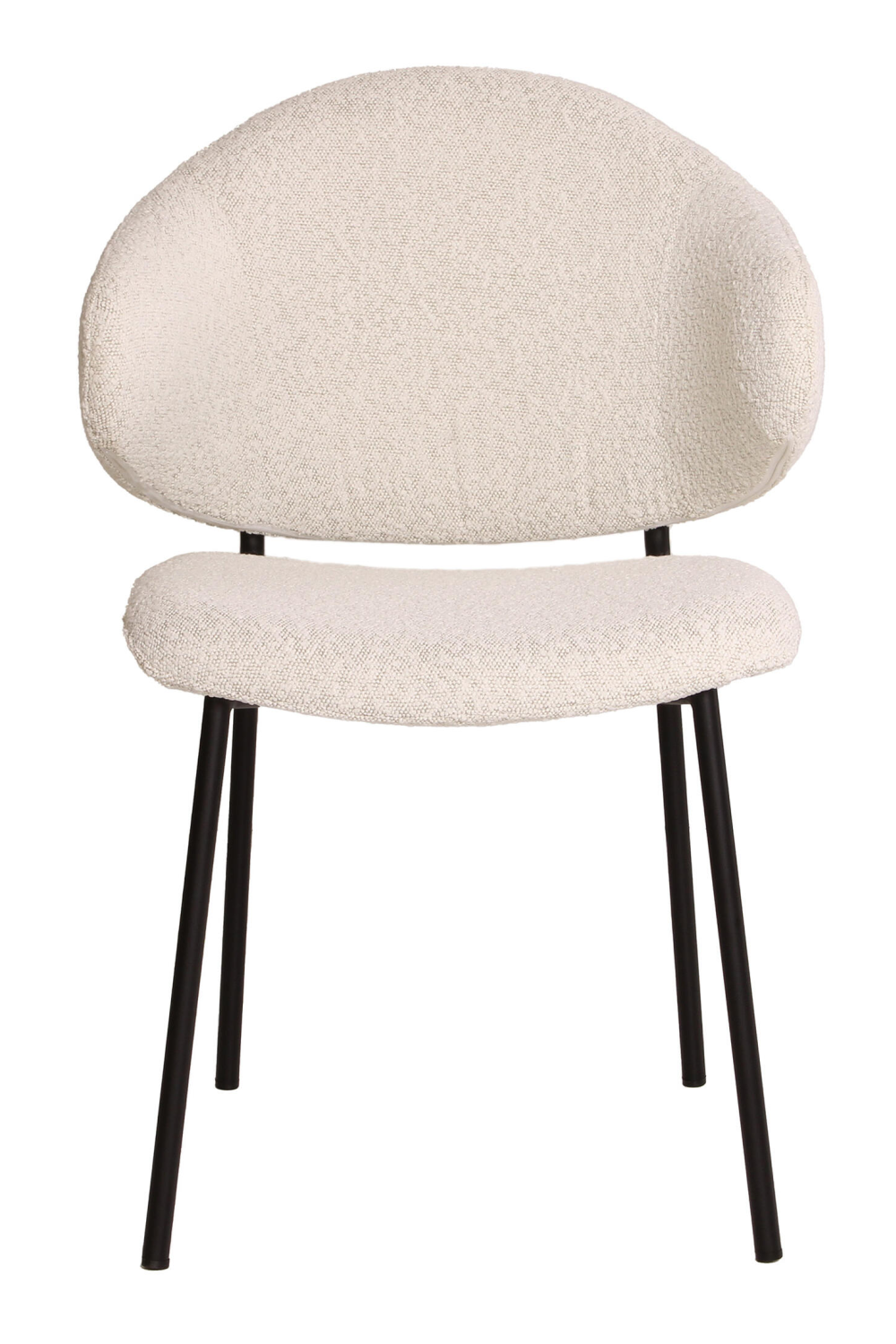 Winged Back Bouclé Dining Chair | Andrew Martin Beso | Oroa.com