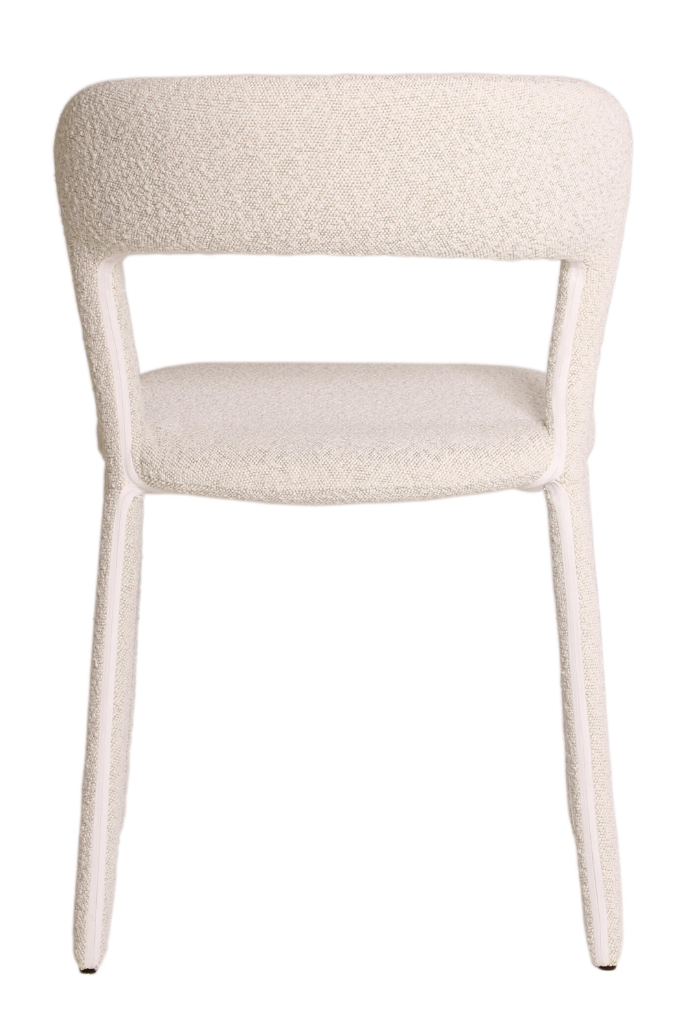White Bouclé Dining Chair | Andrew Martin Mian | Oroa.com