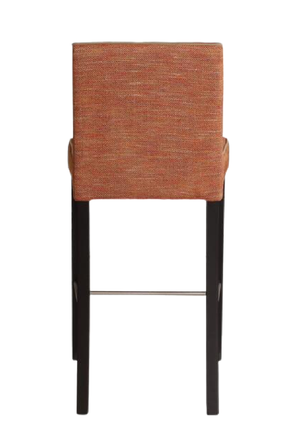 Orange Fabric Upholstered Bar Stool | Andrew Martin Kaia | Oroa.com