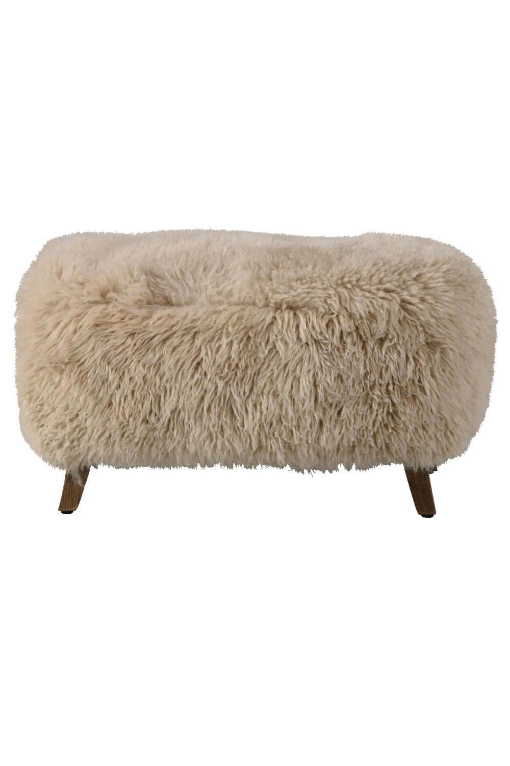 Sheepskin footstool deals