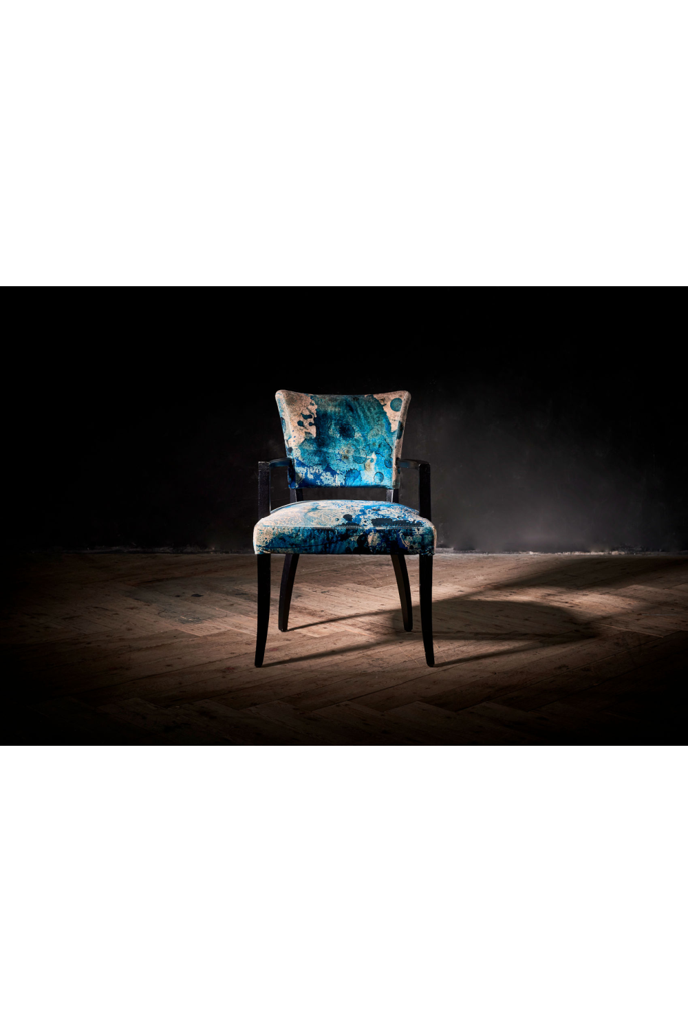 Printed Velvet Dining Armchair | Andrew Martin Mimi | Oroa.com
