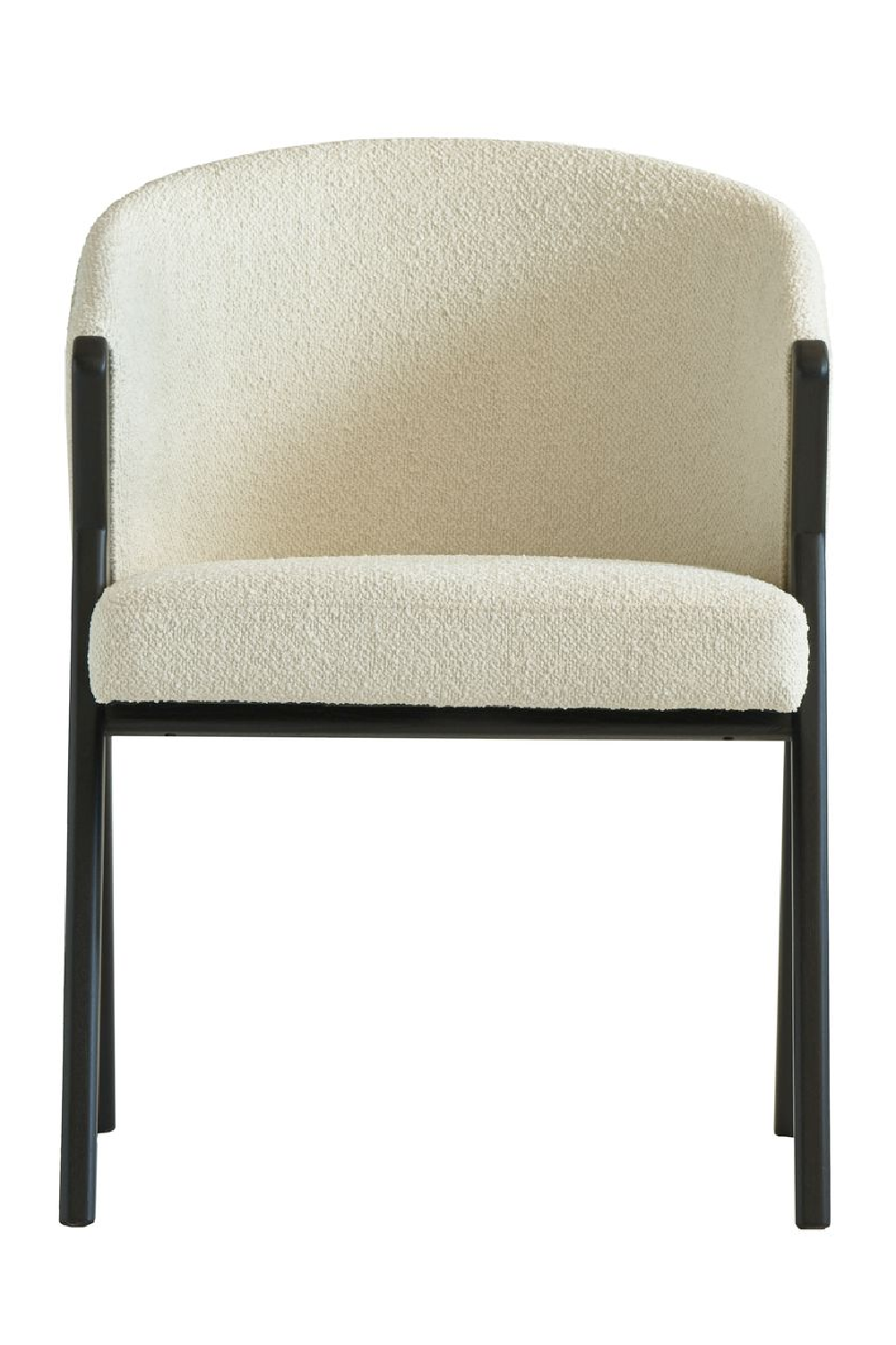 Off-White Bouclé Dining Chair | Andrew Martin Ciri | Oroa.com