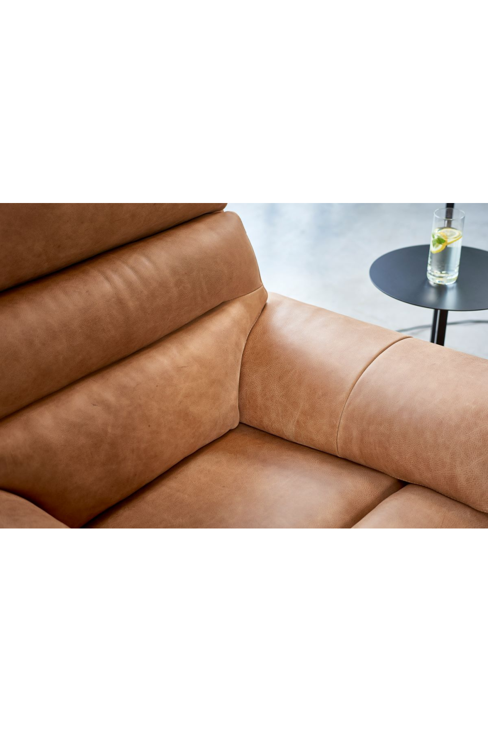 Tan Leather Recliner Chair | Andrew Martin Rain | Oroa.com