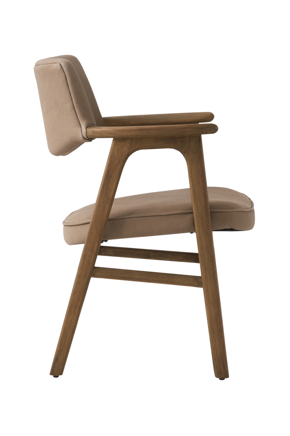 Taupe Leather Dining Chair | Andrew Martin Rutter | Oroa.com
