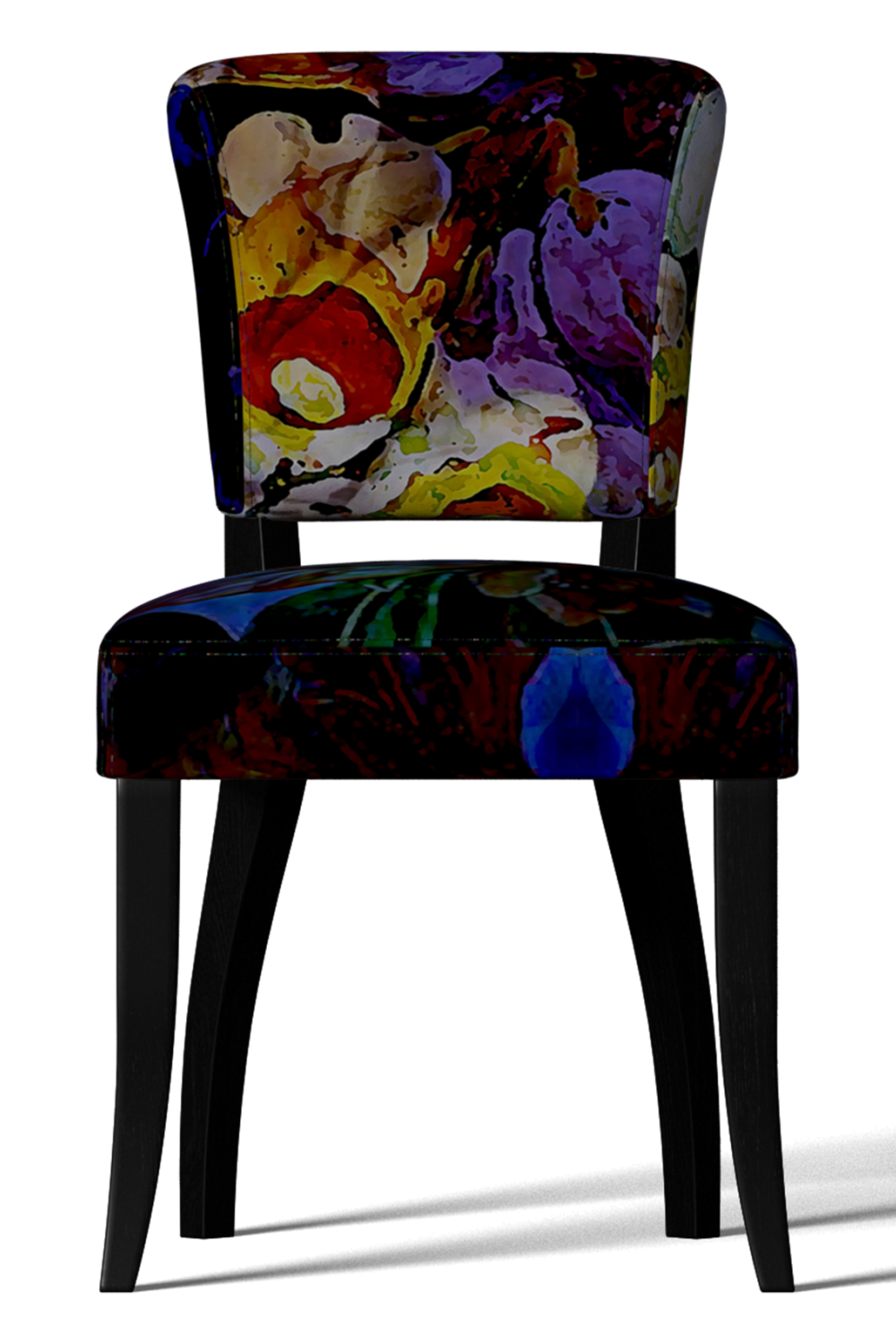 Printed Velvet Dining Chair | Andrew Martin Mimi | Oroa.com
