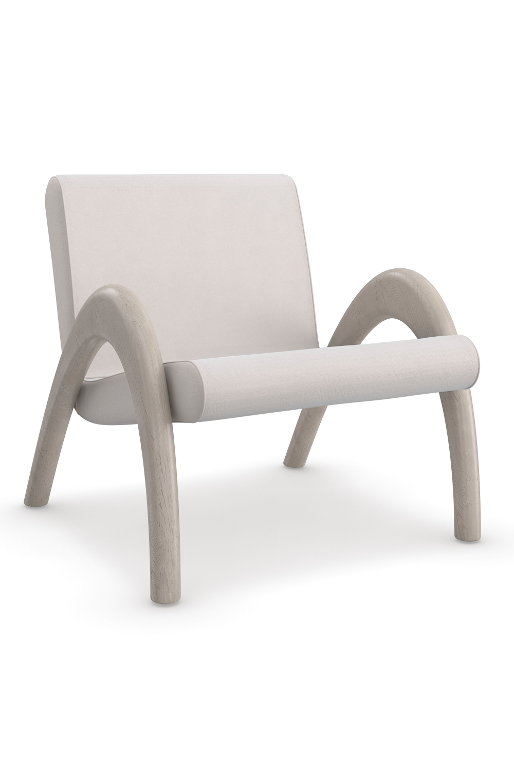 Taupe Velvet Ocassional Chair | Andrew Martin Coco | Oroa.com