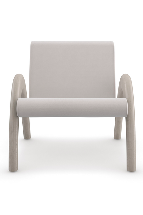 Taupe Velvet Ocassional Chair | Andrew Martin Coco | Oroa.com