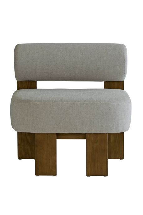 Gray Linen Occasional Chair | Andrew Martin Pello | Oroa.com