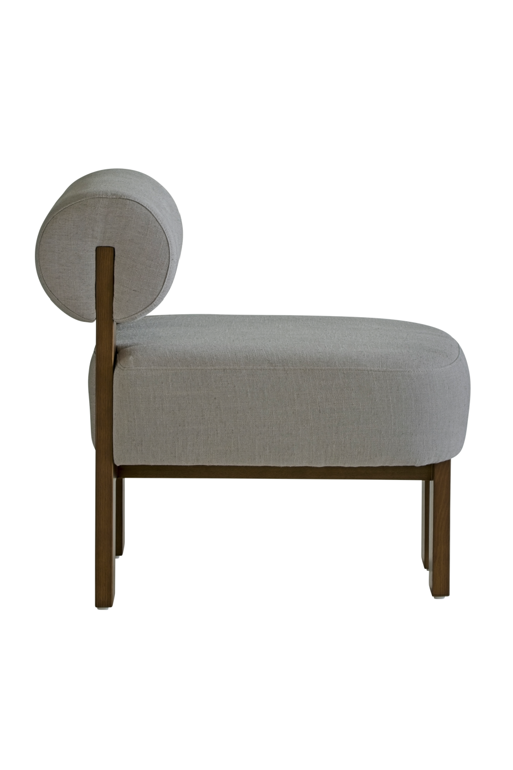 Gray Linen Occasional Chair | Andrew Martin Pello | Oroa.com