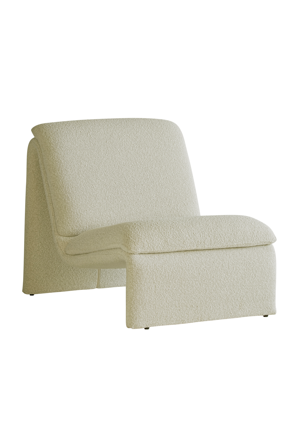 Off-White Bouclé Occasional Chair | Andrew Martin Diana | Oroa.com