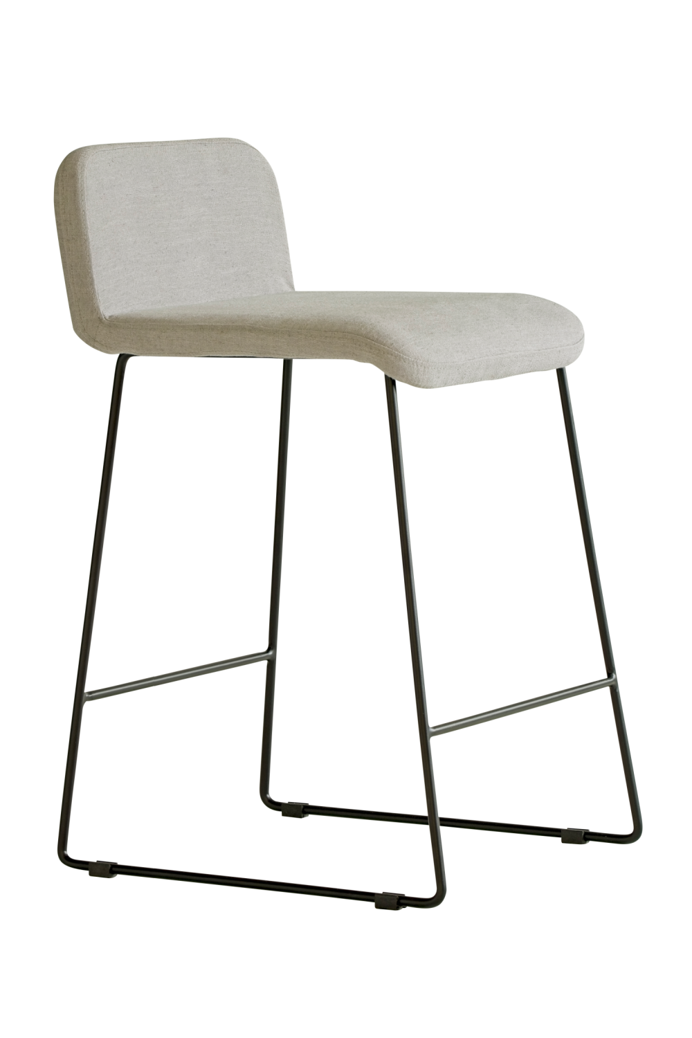Gray Linen Bar Stool | Andrew Martin Lucy | Oroa.com