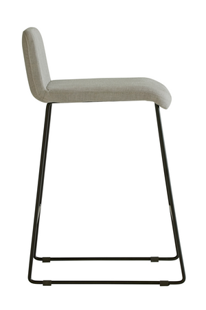 Gray Linen Bar Stool | Andrew Martin Lucy | Oroa.com