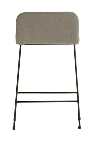 Gray Linen Bar Stool | Andrew Martin Lucy | Oroa.com