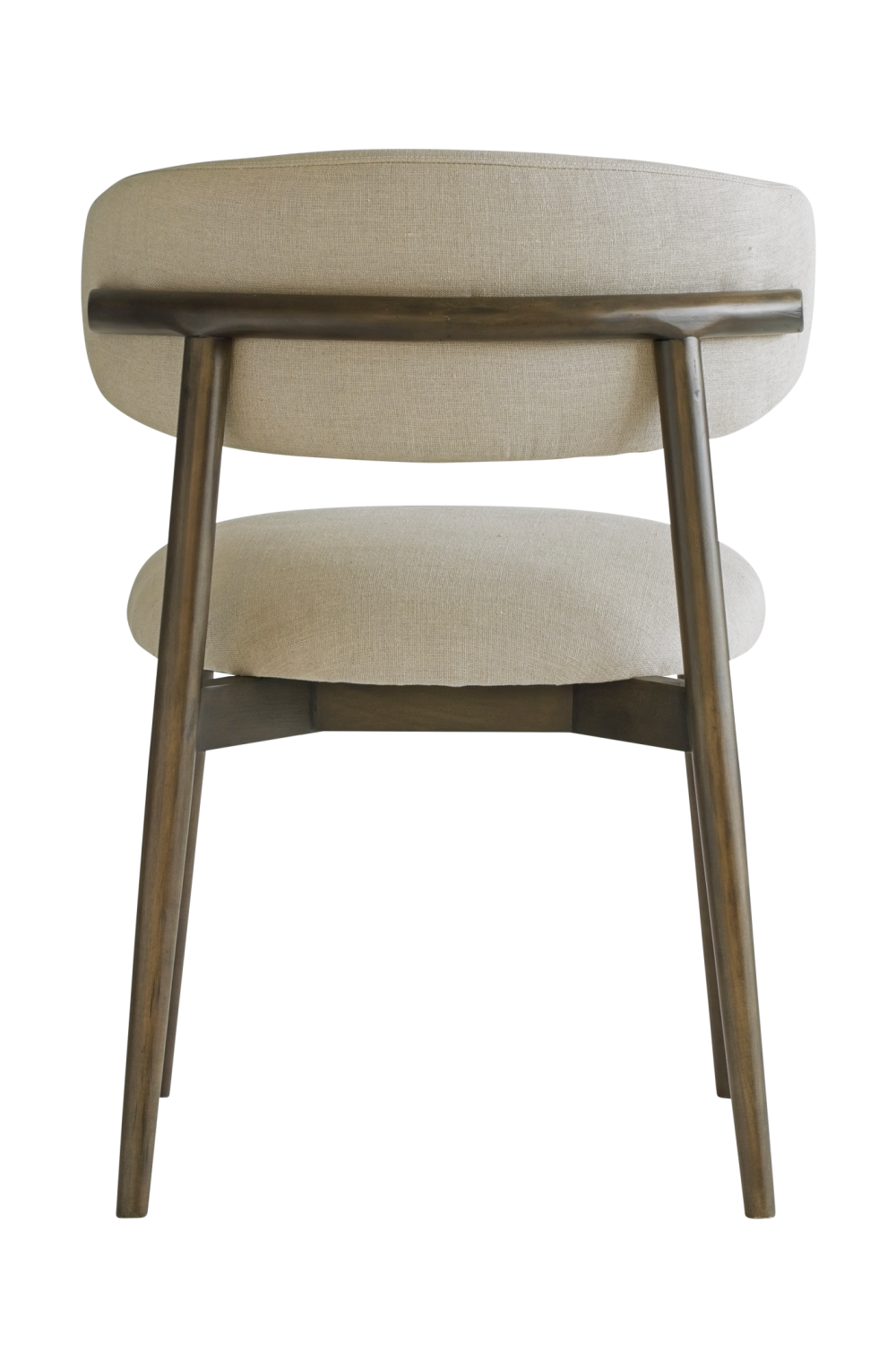 Light Brown Linen Dining Chair | Andrew Martin Kitty | Oroa.com
