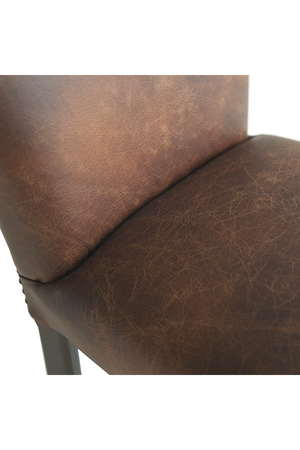 Brown Leather Bar Stool | Andrew Martin Nico | Oroa.com
