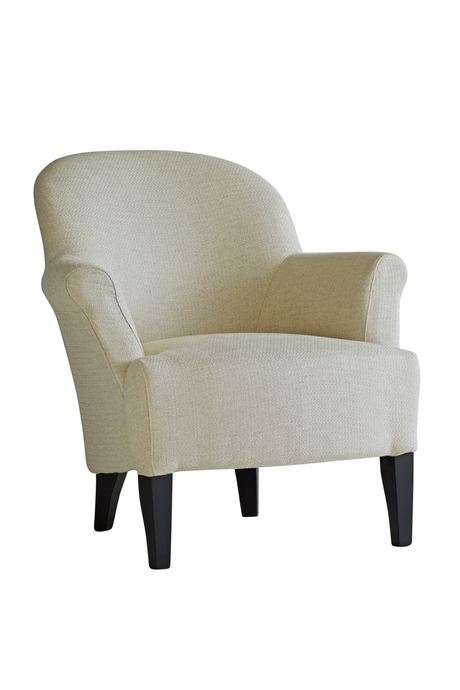 Taupe Linen Lounge Chair | Andrew Martin Victoria | Oroa.com