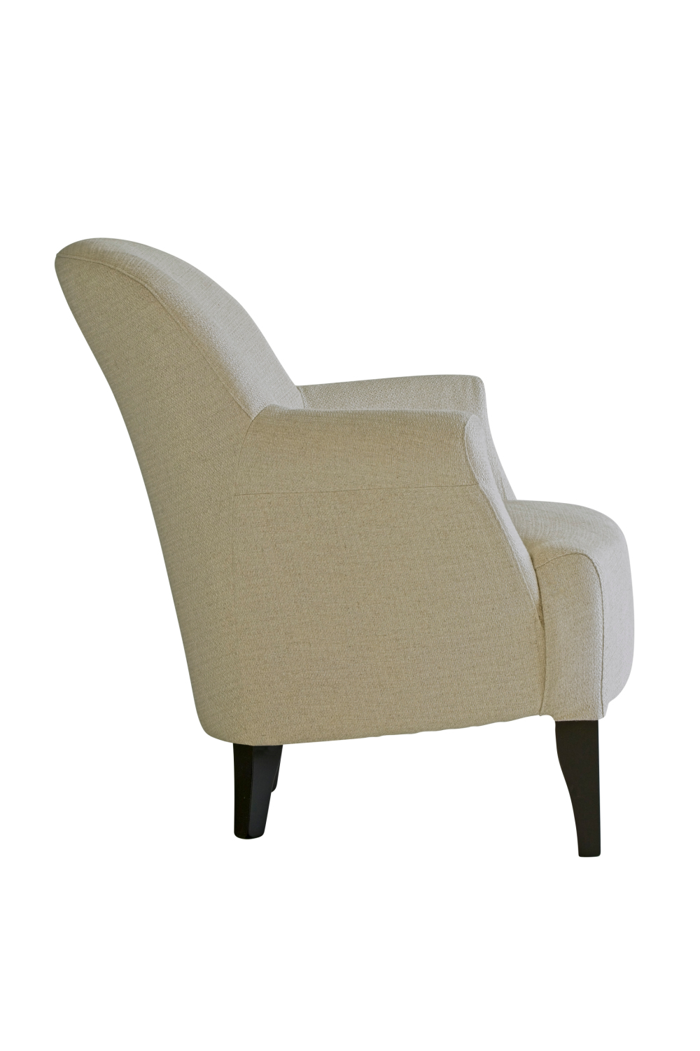 Taupe Linen Lounge Chair | Andrew Martin Victoria | Oroa.com