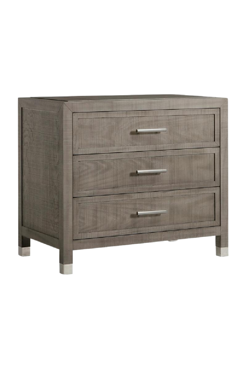 Gray Ash Wood Nightstand | Andrew Martin Raffles | OROA.com