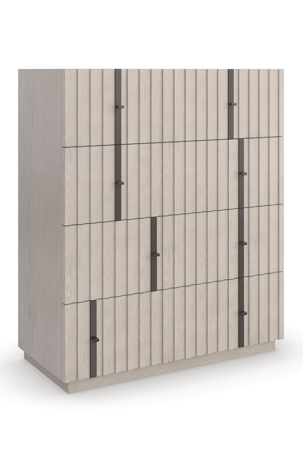 Four Drawer Slatted Wooden Dresser | Andrew Martin Clancy | Oroa.com