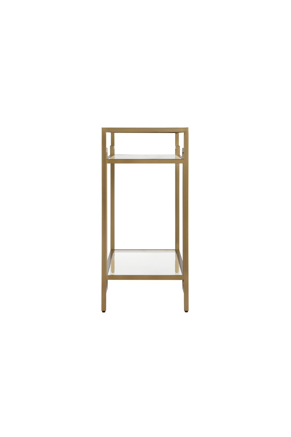 Gold Framed Geometric Console Table | Andrew Martin Architect | OROA