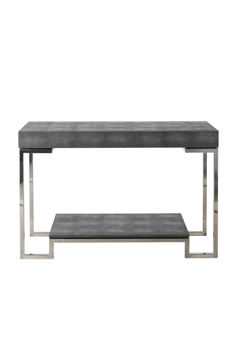 Gray Shagreen Shelves Console Table | Andrew Martin Trudy | OROA