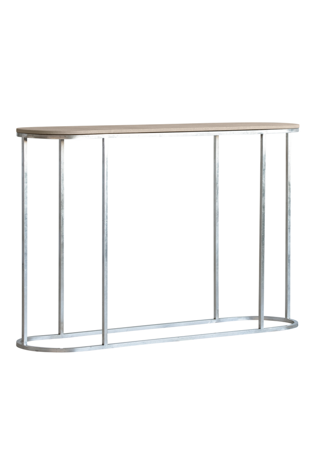 Cream Shagreen Console Table | Andrew Martin Phillipa | Oroa.com