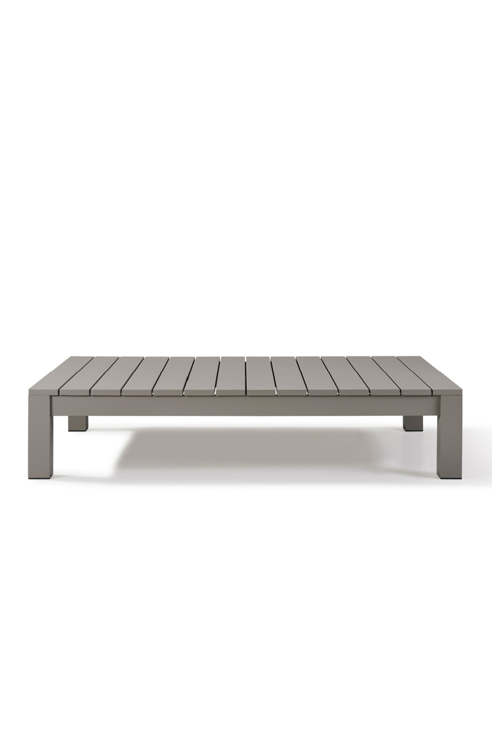 Taupe Teak Outdoor Coffee Table | Andrew Martin Harlyn | OROA