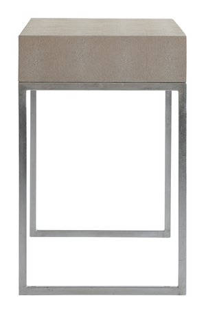 Cream Shagreen 2-Drawer Desk | Andrew Martin Digby | Oroa.com