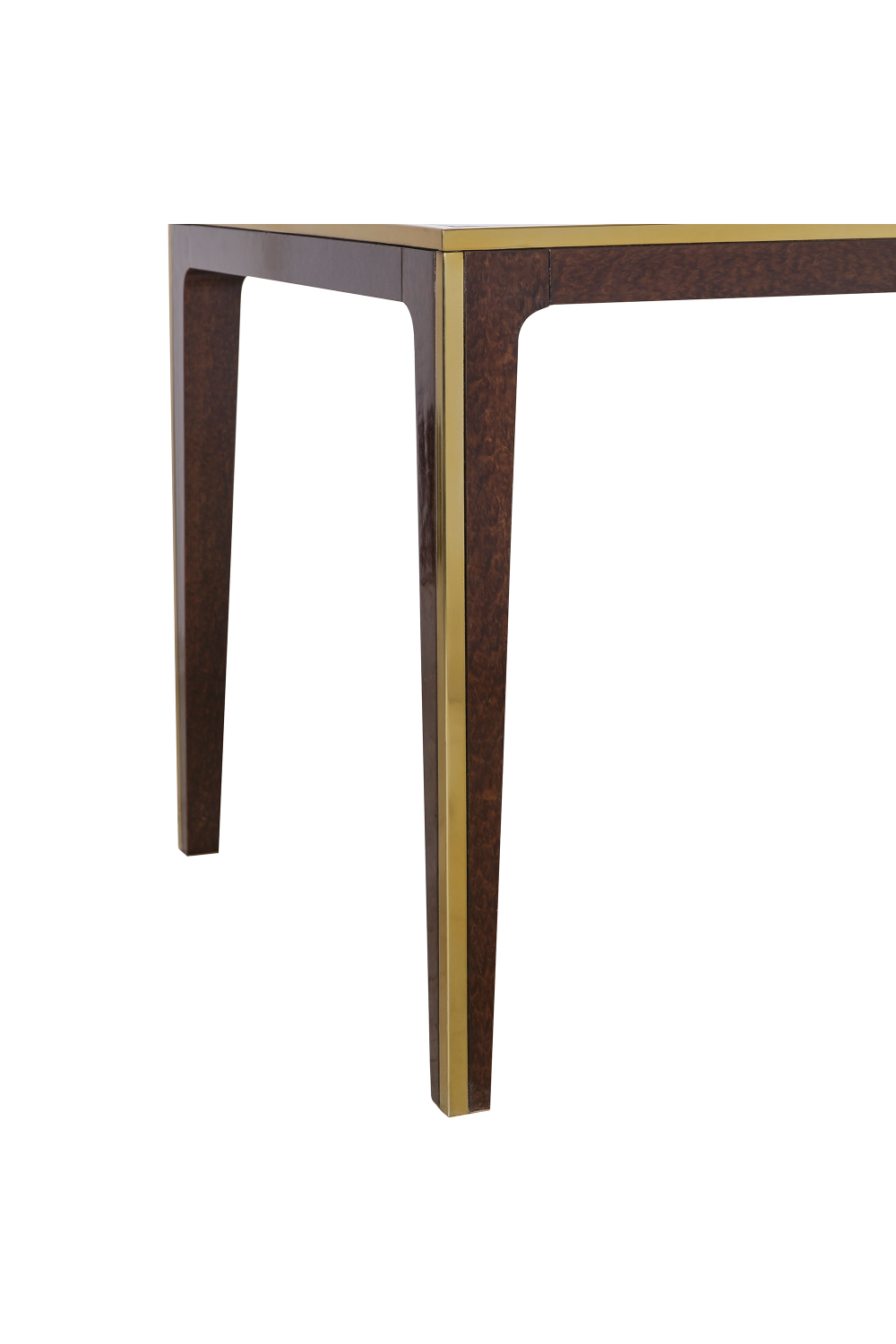 Beech Dining Table with Glass Top | Andrew Martin Silhouette | OROA
