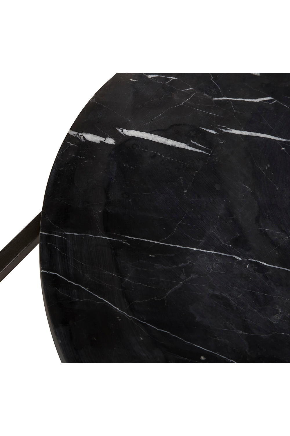 Black Marble Side Table | Andrew Martin Georgina | OROA