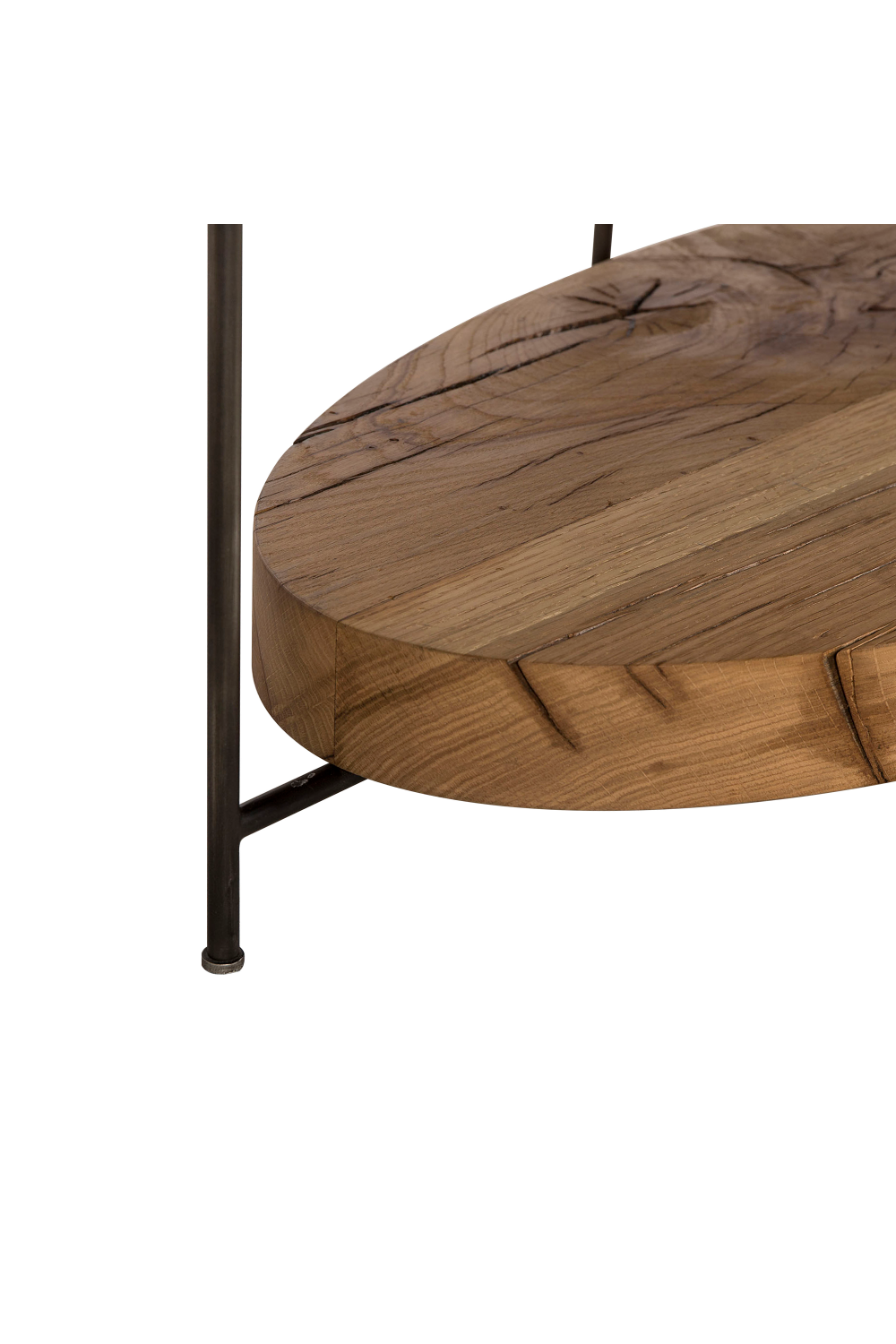Black Marble Oval Coffee Table | Andrew Martin Olivia | OROA