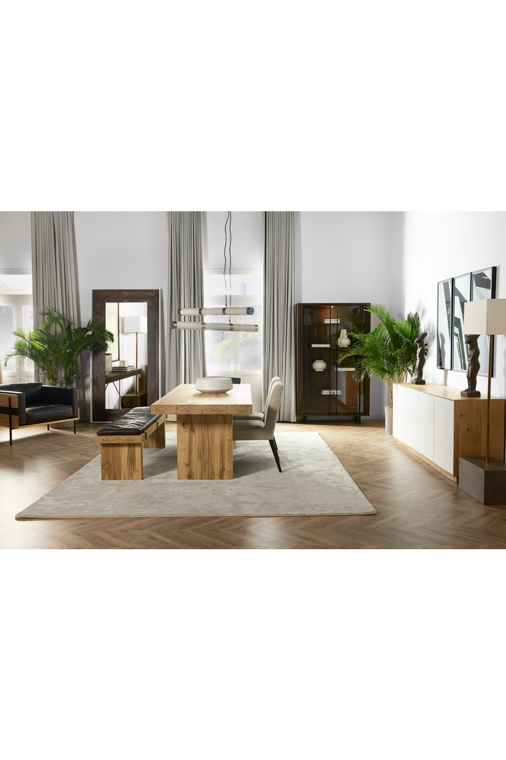 Wooden Framed Upholstered Sofa | Andrew Martin Carson II | Oroa.com
