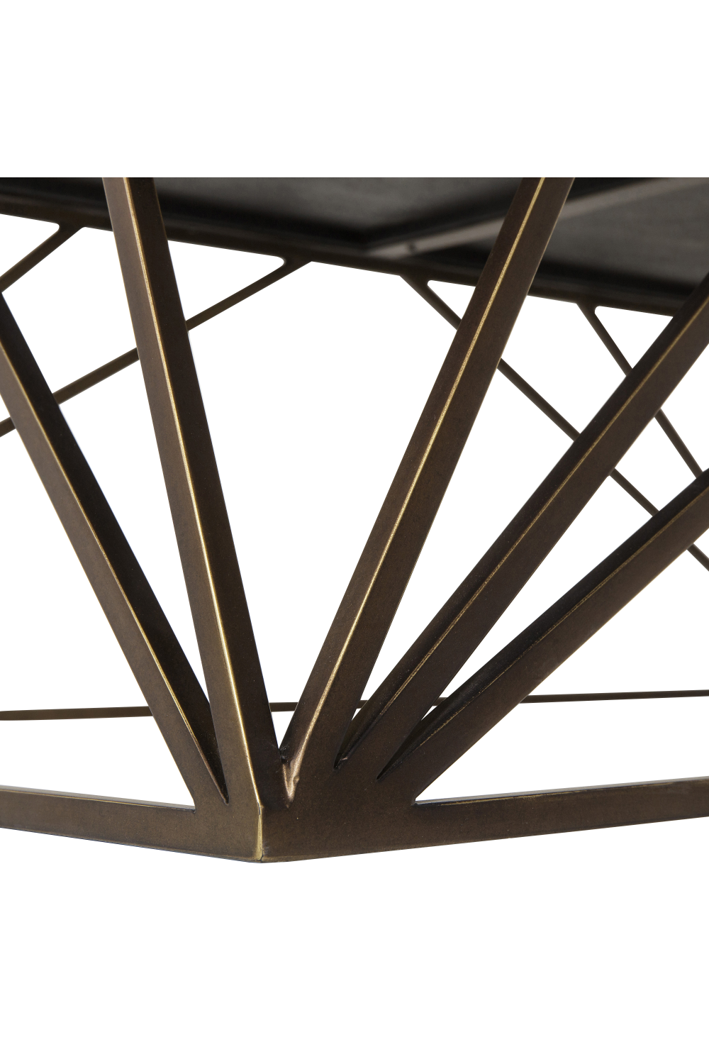 Dark Oak Geometrical Base Coffee Table | Andrew Martin Emerson | OROA