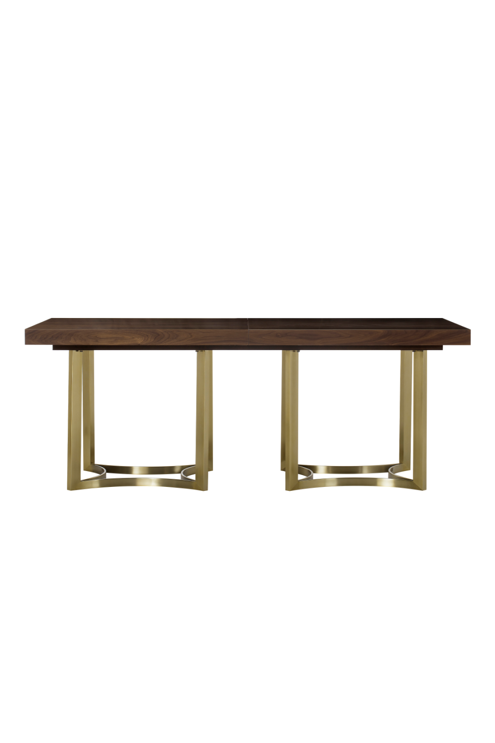 Brass Legs Wooden Extending Dining Table | Andrew Martin Chester