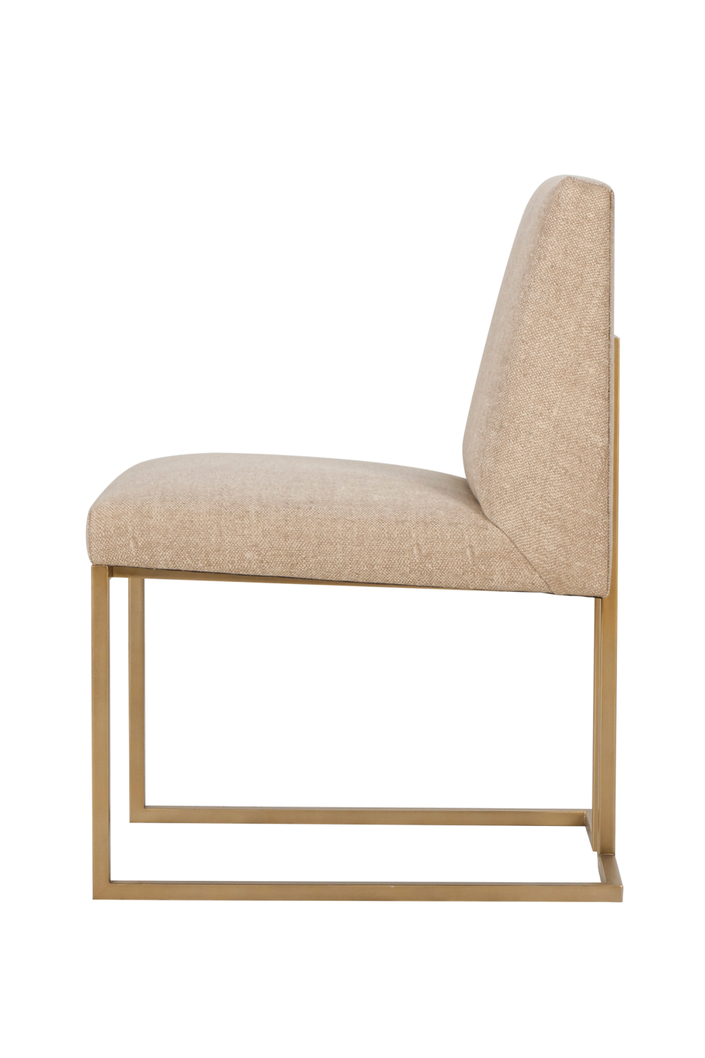 Brass Metal Frame Upholstered Side Chair | Andrew Martin Ashton | OROA