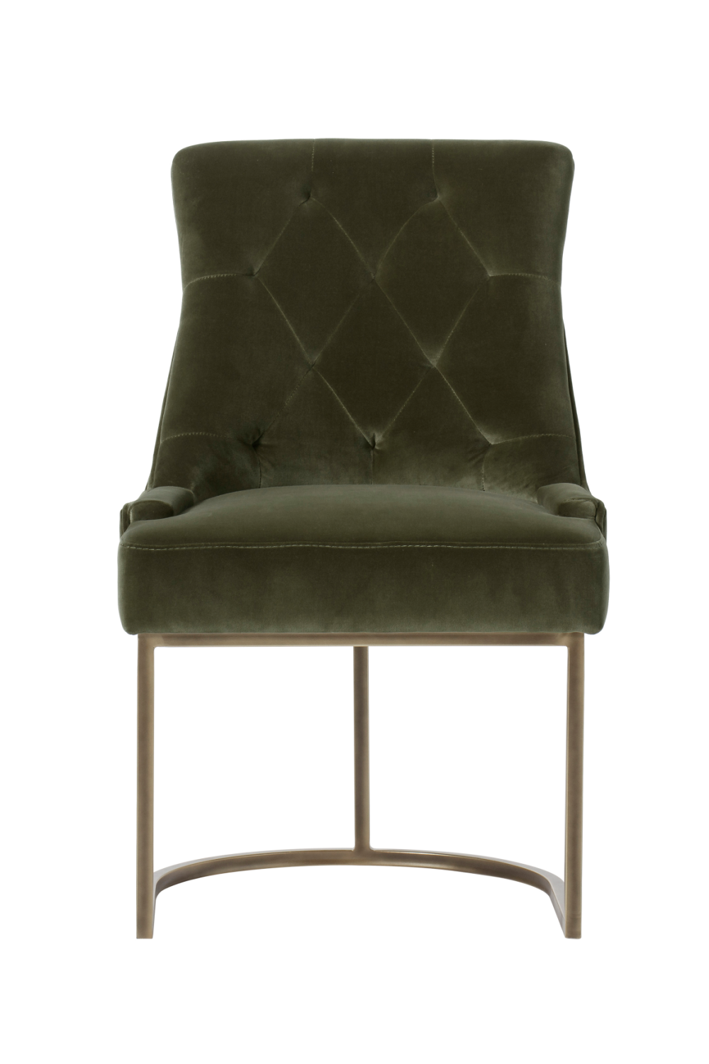 Aged Green Tufted Dining Chair | Andrew Martin Rupert | OROA